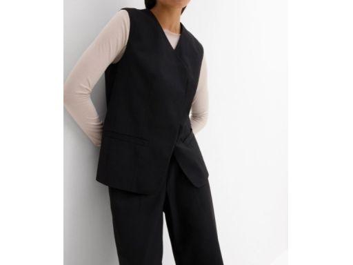 B.P.C kamizelka asymetryczna damska czarna 42.