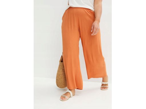 B.P.C spodnie palazzo z wiskozy miedziane ^52