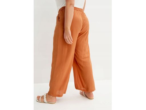 B.P.C spodnie palazzo z wiskozy miedziane ^52