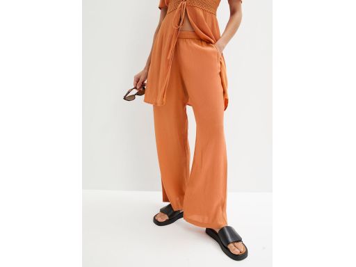 B.P.C spodnie palazzo z wiskozy miedziane ^52