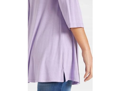 B.P.C długa bluzka tunika z wiskozy fioletowa 44/46.