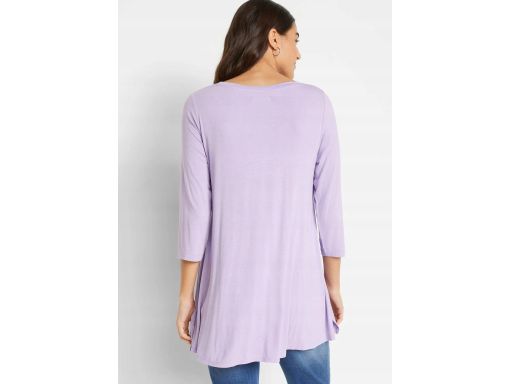 B.P.C długa bluzka tunika z wiskozy fioletowa 44/46.