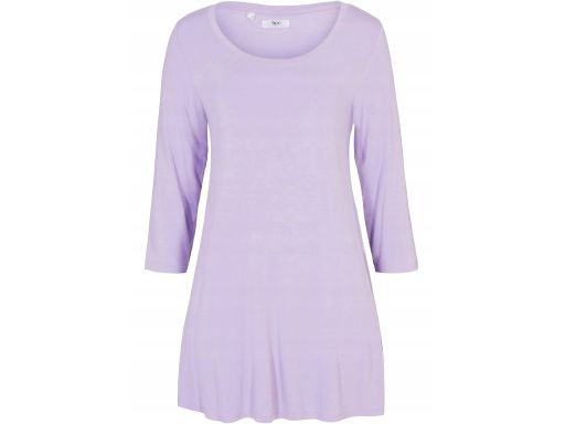 B.P.C długa bluzka tunika z wiskozy fioletowa 44/46.