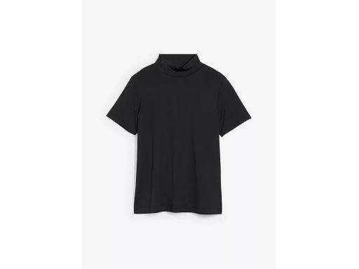 B.P.C t-shirt czarny elastyczny z golfem r.40/42