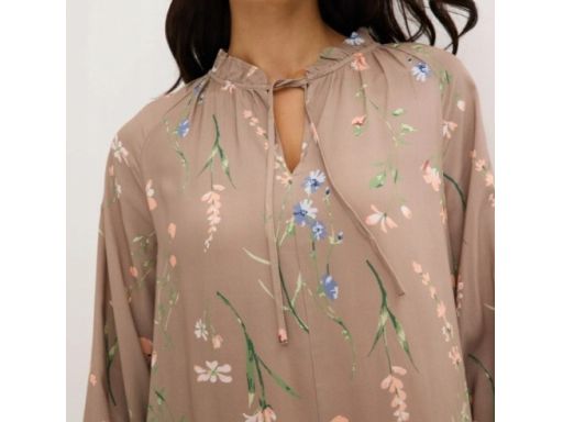 B.P.C sukienka w kwiatki z wiskozy r.48