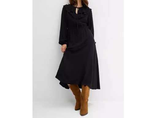 B.P.C sukienka midi czarna r.44