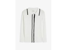 B.P.C sweter rozpinany biało-czarny damski r.40/42