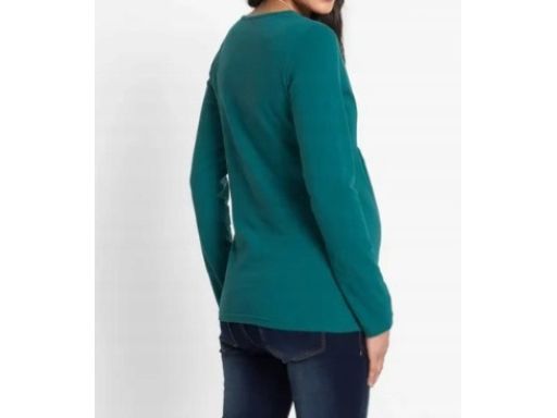 B.P.C bluzka ciążowa i do karmienia zielona bawełniana 44/46.