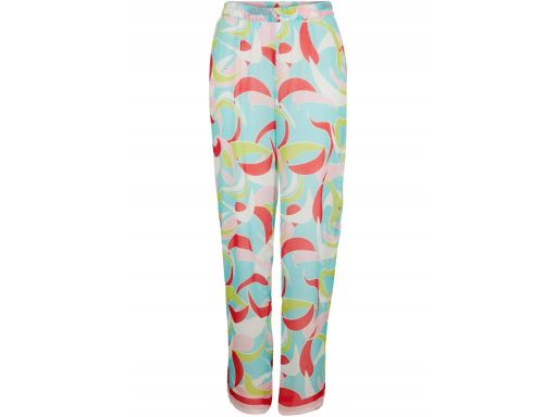 B.P.C kolorowe spodnie plażowe z rozcięciem 46.