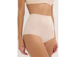 B.P.C majtki z wysokim stanem bawełniane beżowe r.50