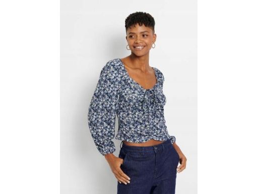 B.P.C bluzka w kwiatki marszczona r.52/54