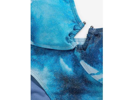 B.P.C bikini niebieskie cieniowane ze srebrną nitką 42.