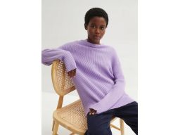 B.P.C fioletowy sweter ze stójką r.40/42