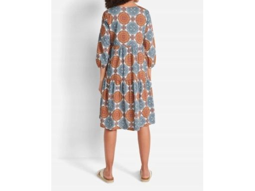 B.P.C sukienka wzorzysta midi 44/46.