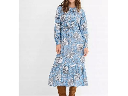 B.P.C sukienka midi we wzory 54.