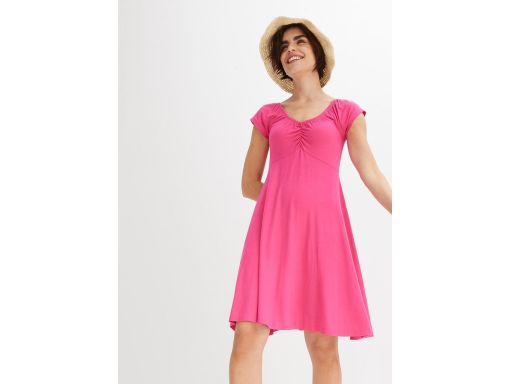 B.P.C letnia sukienka shirtowa pink lady ^40/42