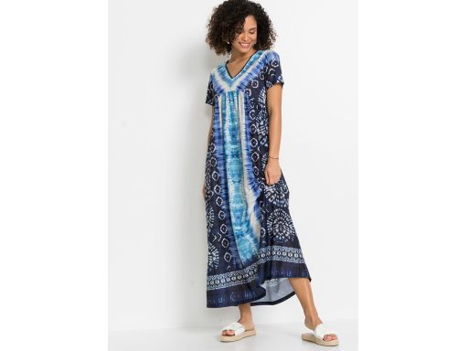 B.P.C długa sukienka maxi z batikowym wzorem^36/38