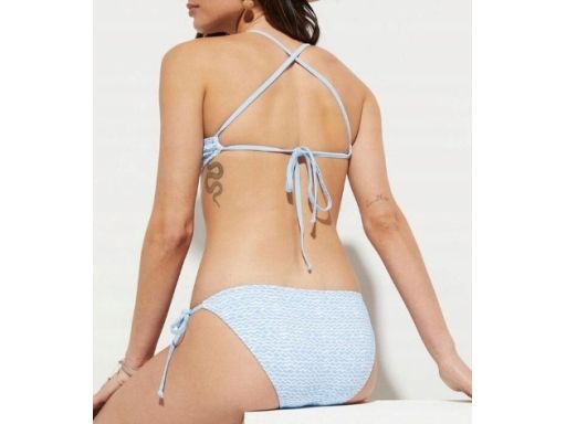 B.P.C. wiązane bikini biało-niebieskie r.44