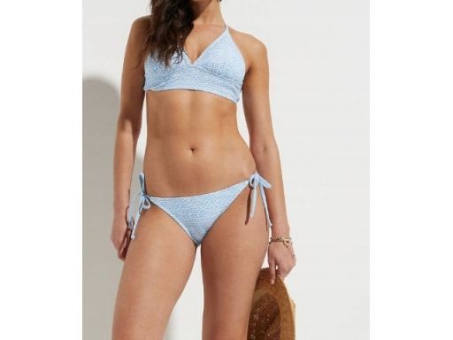 B.P.C. wiązane bikini biało-niebieskie r.44
