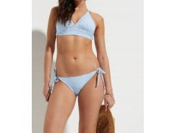 B.P.C. wiązane bikini biało-niebieskie r.44