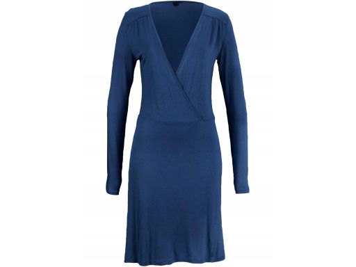 Sukienka granatowa z wiskozy ^36/38