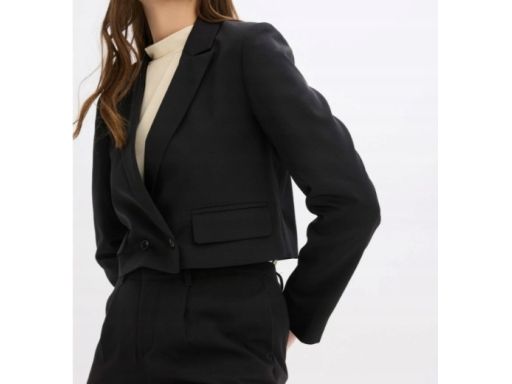 B.P.C marynarka żakiet krótki czarny r.50