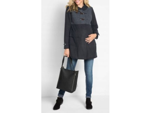 B.P.C płaszcz ciążowy z panelem dla dziecka czarno-szary ^44