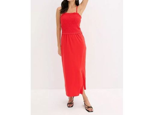 B.P.C letnia sukienka bawełniana czerwona 40/42.