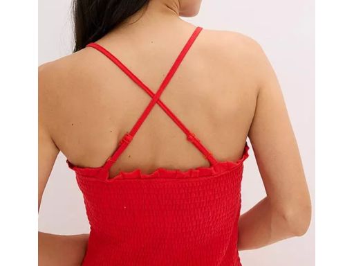 B.P.C letnia sukienka bawełniana czerwona 40/42.