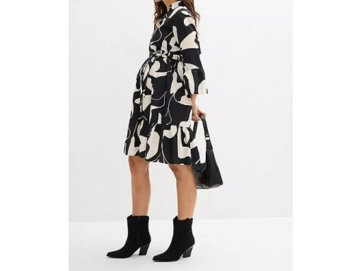 B.P.C sukienka ciążowa wzorzysta midi r.40