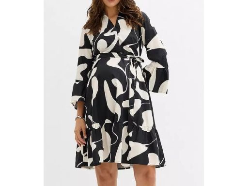 B.P.C sukienka ciążowa wzorzysta midi r.40