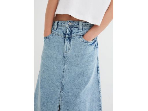 B.P.C długa spódnica jeansowa jasnoniebieska 52.