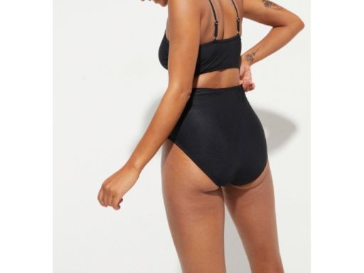B.P.C kostium kąpielowy monokini czarny prążkowany 44