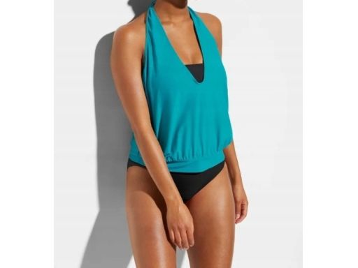 B.P.C tankini 3 części niebiesko-czarne 42.