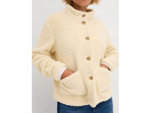 B.P.C bluza ecru rozpinana z 