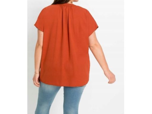 B.P.C bluzka koszulowa ruda krótki rękaw r.46