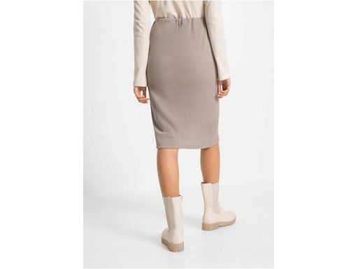 B.P.C spódnica dzianinowa midi beżowa 36/38