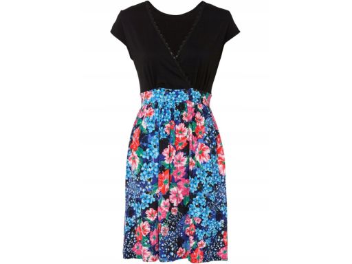 B.P.C sukienka dżersejowa z nadrukiem 36/38.