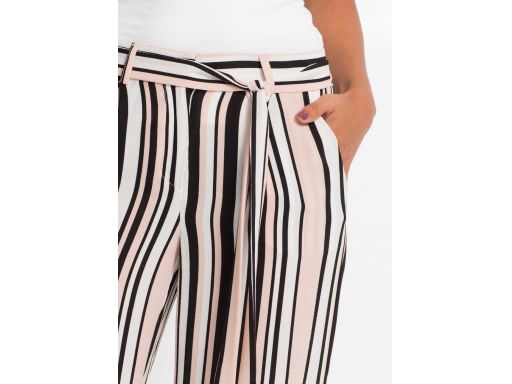 B.P.C spodnie 7/8 w paski 36.