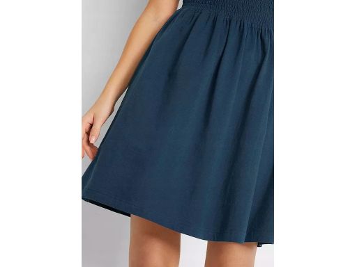 B.P.C sukienka granatowa na ramiączkach bawełna 44/46