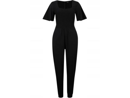 Czarny kombinezon dżersejowy r.40/42