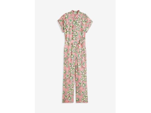 B.P.C kombinezon kolorowy w kwiaty z kołnierzykiem 34.