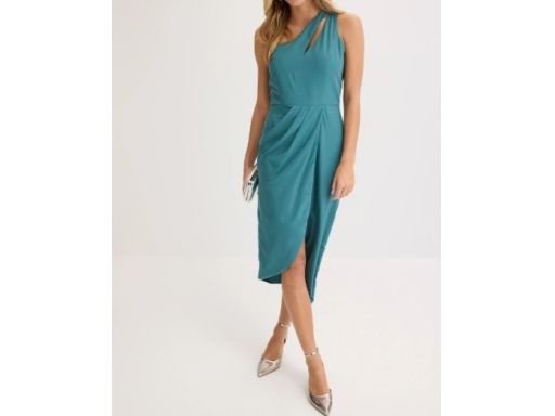 B.P.C sukienka midi satynowa asymetryczna r.40
