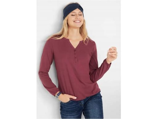 B.P.C bluzka bordowa na guziczki r.40/42