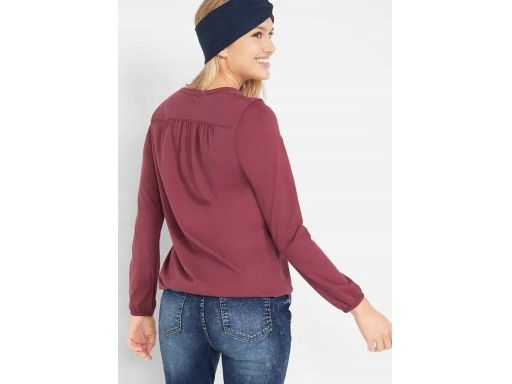 B.P.C bluzka bordowa na guziczki r.40/42
