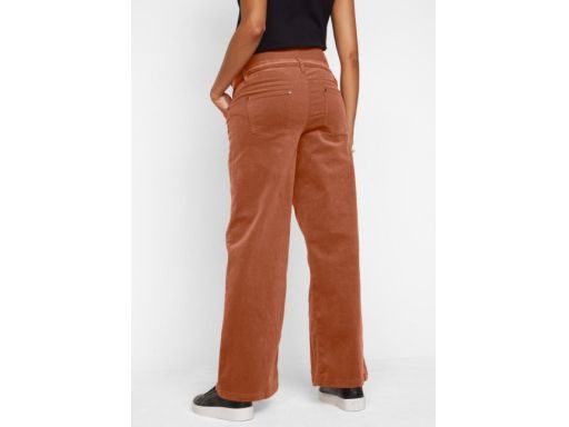 B.P.C spodnie ciążowe sztruksowe rude r.36