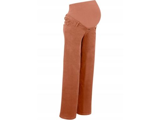 B.P.C spodnie ciążowe sztruksowe rude r.36
