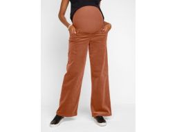 B.P.C spodnie ciążowe sztruksowe rude r.36