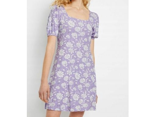 B.P.C sukienka fioletowa w kwiaty r.52/54