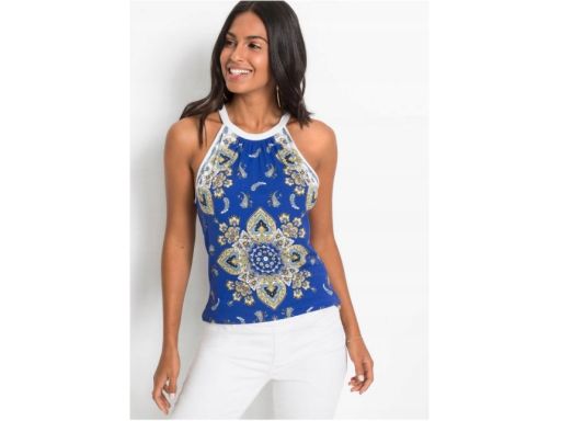 B.P.C top wzorzysty letni z nadrukiem r.52/54